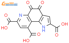 吡咯喹啉醌结构式图片|72909-34-3结构式图片