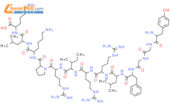 强啡肽 A (1-13)结构式图片|72957-38-1结构式图片