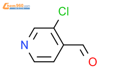 3-氯吡啶-4-甲醛结构式图片|72990-37-5结构式图片