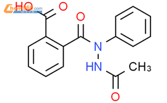 phthalic acid mono-(N'-acetyl-N-phenyl-hydrazide)结构式图片|73006-31-2结构式图片