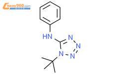 1H-Tetrazol-5-amine, 1-(1,1-dimethylethyl)-N-phenyl-结构式图片|73027-67-5结构式图片