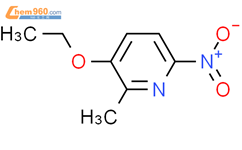 3-乙氧基-2-甲基-6-硝基吡啶结构式图片|73101-78-7结构式图片