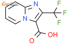 2-(三氟甲基)咪唑并[1,2-a]吡啶-3-羧酸结构式图片|73221-19-9结构式图片
