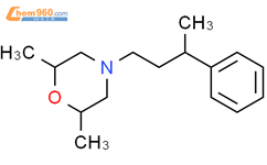 Morpholine, 2,6-dimethyl-4-(3-phenylbutyl)-结构式图片|73414-15-0结构式图片