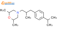 4-(3-(4-Isopropylphenyl)-2-methylpropyl)-2,6-dimethylmorpholine结构式图片|73414-18-3结构式图片