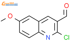 2-氯-6-甲氧基喹啉-3-甲醛结构式图片|73568-29-3结构式图片