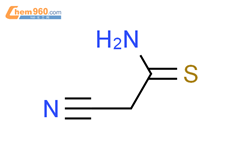 2-氰基硫代乙酰胺结构式图片|7357-70-2结构式图片