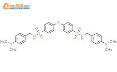 N-[[4-(dimethylamino)phenyl]methyl]-4-[4-[[4-(dimethylamino)phenyl]methylsulfamoyl]phenoxy]benzenesulfonamide