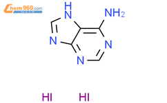 7H-purin-6-amine dihydroiodide结构式图片|73663-94-2结构式图片