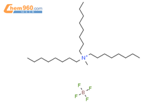 三辛基甲基四氟硼酸铵结构式图片|73676-31-0结构式图片