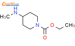 4-(甲基氨基)哌啶-1-甲酸乙酯结构式图片|73733-69-4结构式图片