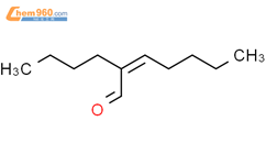 2-丁基-2-庚烯醛结构式图片|73757-26-3结构式图片