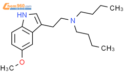 N-butyl-N-[2-(5-methoxy-1H-indol-3-yl)ethyl]butan-1-amine结构式图片|73785-42-9结构式图片