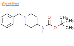 1-苄基-4-(叔丁氧羰基氨基)哌啶结构式图片|73889-19-7结构式图片