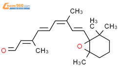 Retinal,5,6-epoxy-5,6-dihydro-结构式图片|739-13-9结构式图片