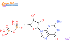 5’-二磷酸鸟苷二钠结构式图片|7415-69-2结构式图片