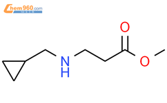methyl 3-(cyclopropylmethyl)aminopropanoate结构式图片|741698-52-2结构式图片
