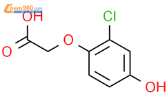 2-氯-4-羟基苯氧基乙酸结构式图片|7417-87-0结构式图片