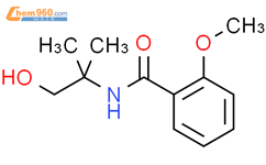 N-(2-羟基-1,1-二甲基乙基)-2-甲氧基苯羧酰胺结构式图片|74201-13-1结构式图片