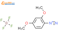 2,4-Dimethoxybenzenediazonium tetrafluoroborate结构式图片|7438-18-8结构式图片