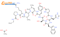 醋酸亮丙瑞林结构式图片|74381-53-6结构式图片