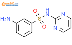 3-氨基-N-(2-嘧啶基)苯磺酰胺结构式图片|7470-75-9结构式图片