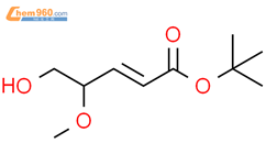 2-Pentenoic acid, 5-hydroxy-4-methoxy-, 1,1-dimethylethyl ester, (E)-结构式图片|74824-93-4结构式图片