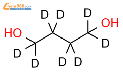 1,4-二羟基丁烷-D8结构式图片|74829-49-5结构式图片