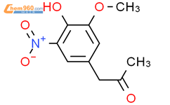 1-(4-hydroxy-3-methoxy-5-nitrophenyl)propan-2-one结构式图片|74851-86-8结构式图片