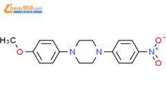 1-(4-甲氧基苯基)-4-(4-硝基苯基)哌嗪结构式图片|74852-61-2结构式图片