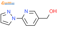 (6-(1H-吡唑-1-基)吡啶-3-基)甲醇结构式图片|748796-38-5结构式图片