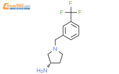 (S)-1-(3-(三氟甲基)苄基)吡咯烷-3-胺结构式图片|749825-57-8结构式图片