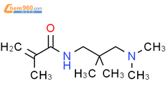 2-Propenamide,N-[3-(dimethylamino)-2,2-dimethylpropyl]-2-methyl-结构式图片|75150-23-1结构式图片