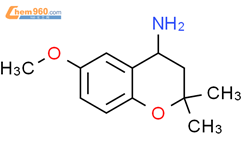 (6-甲氧基-2,2-二甲基-色满-4-基)胺结构式图片|752184-51-3结构式图片