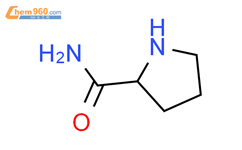 L-脯氨酰胺结构式图片|7531-52-4结构式图片