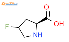 4-氟脯氨酸结构式图片|7553-49-3结构式图片