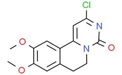 2-氯-6,7-二氢-9,10-二甲氧基-4H-嘧啶并[6,1-a]异喹啉-4-酮结构式图片|75535-96-5结构式图片
