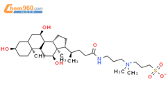 3-[3-(胆酰胺丙基)二甲氨基]丙磺酸内盐结构式图片|75621-03-3结构式图片