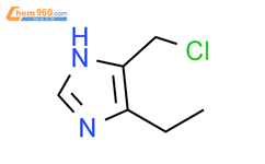 1H-Imidazole, 5-(chloromethyl)-4-ethyl-结构式图片|757892-29-8结构式图片