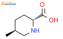 Rel-(2S,5R)-5-甲基哌啶-2-羧酸结构式图片|757920-17-5结构式图片