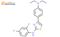 4-[4-(二乙基氨基)苯基]-N-(2,4-二氟苯基)-2-噻唑胺结构式图片|758682-88-1结构式图片