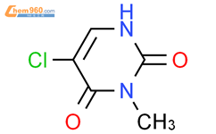5-chloro-3-methyl-1H-pyrimidine-2,4-dione结构式图片|75928-41-5结构式图片