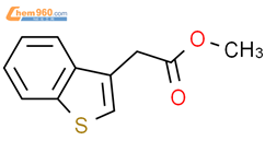 2-(1-苯并噻吩-3-基)乙酸甲酯结构式图片|7597-67-3结构式图片