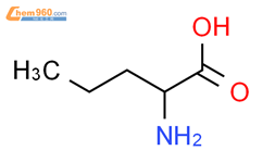DL-2-氨基戊酸结构式图片|760-78-1结构式图片