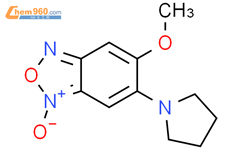 2,1,3-Benzoxadiazole, 5-methoxy-6-(1-pyrrolidinyl)-, 1-oxide