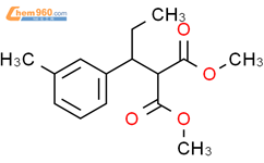 Propanedioic acid, [1-(3-methylphenyl)propyl]-, dimethyl ester