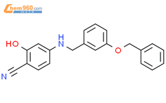 Benzonitrile, 2-hydroxy-4-[[[3-(phenylmethoxy)phenyl]methyl]amino]-