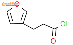 β-(3-呋喃基)丙酰氯结构式图片|76336-24-8结构式图片