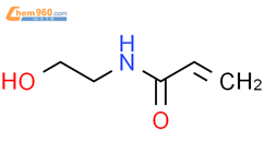 N-羟乙基丙烯酰胺结构式图片|7646-67-5结构式图片