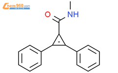 2-Cyclopropene-1-carboxamide, N-methyl-2,3-diphenyl-结构式图片|76462-98-1结构式图片